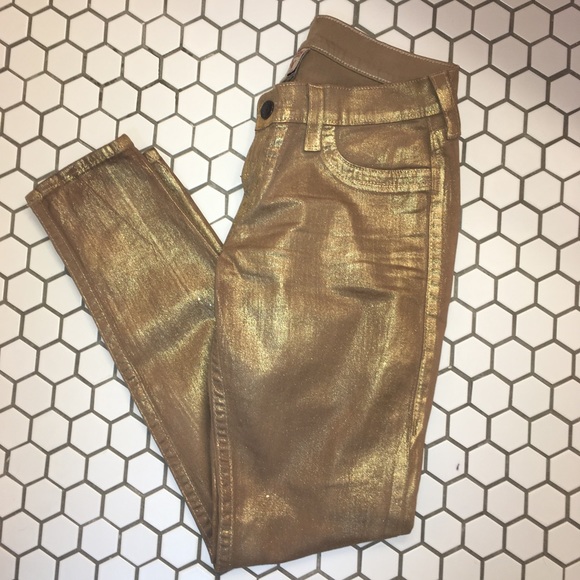 True Religion Pants - TRUE RELIGION gold jeans perfect for NEW YEARS
